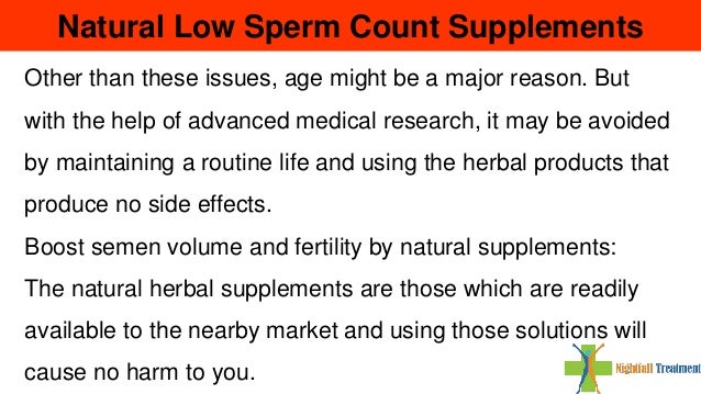 low sperm volumne Low sperm volumne